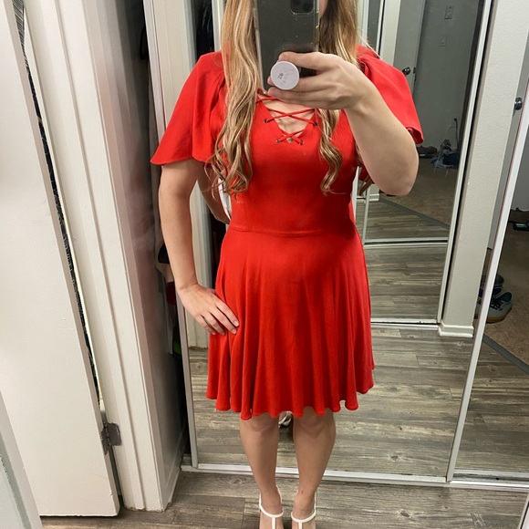 JustFab Dresses & Skirts - Just Fab NWT red Valentine’s Day dress